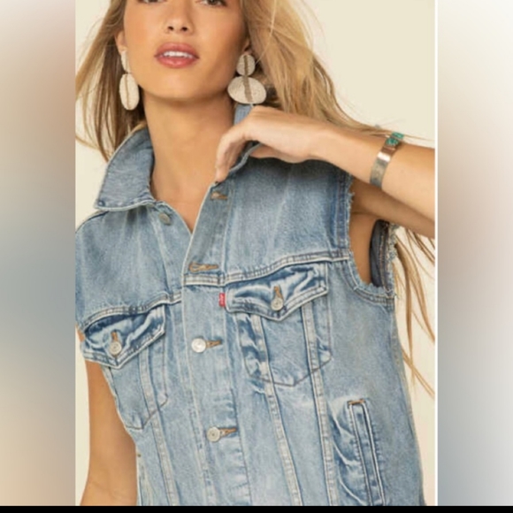Levi's Jackets & Blazers - Levis authentic jean vest new without tags